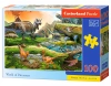 Puzzle 100 elementów. Świat dinozaurów - zdjęcie