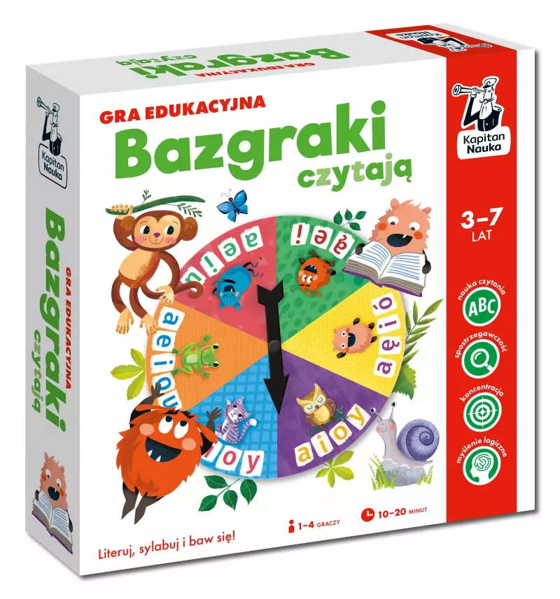 Bazgraki czytają. Gra edukacyjna Bazgraki czytają. Gra edukacyjna