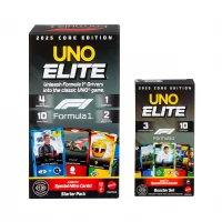 UNO Elite Formuła 1 Edycja podstawowa Starter Pack Zestaw startowy Mattel, zdjęcie 4
