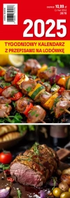 Kalendarz 2025 Tygodniowy z przepisami na lodówkę - zdjęcie
