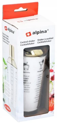 Shaker do Koktajli Szklany 450ML Alpina, zdjęcie 2