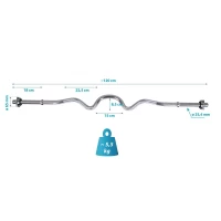 Gryf Mocno Łamany 120 Cm Enero Fit fi25,4 Mm, zdjęcie 4
