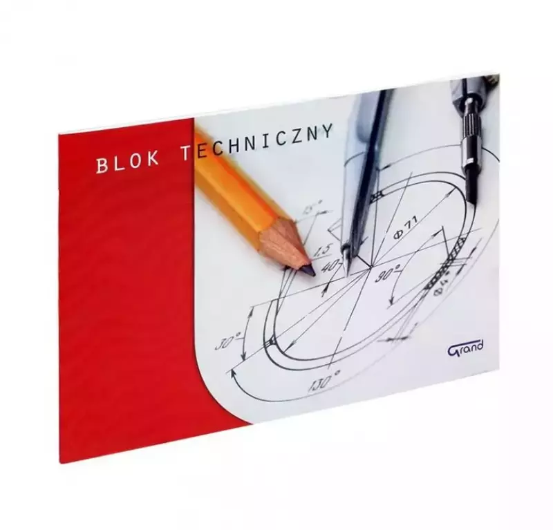Blok techniczny A4/10 Kartek biały GRAND