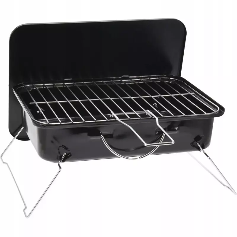 Grill Turystyczny Ranger 35x25,5CM Czarny