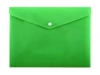 Koperta na zatrzask A4, zielona - zdjęcie