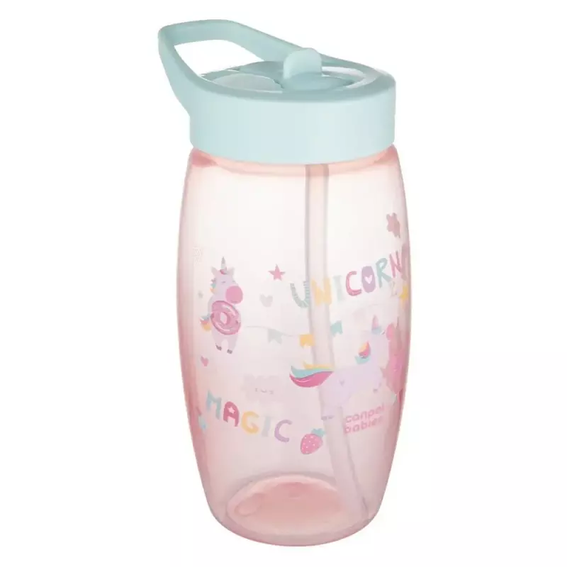 Bidon Ze Składanym Ustnikiem 400ML Jednorożce 56/618_PIN Bidon Ze Składanym Ustnikiem 400ML Jednorożce 56/618_PIN