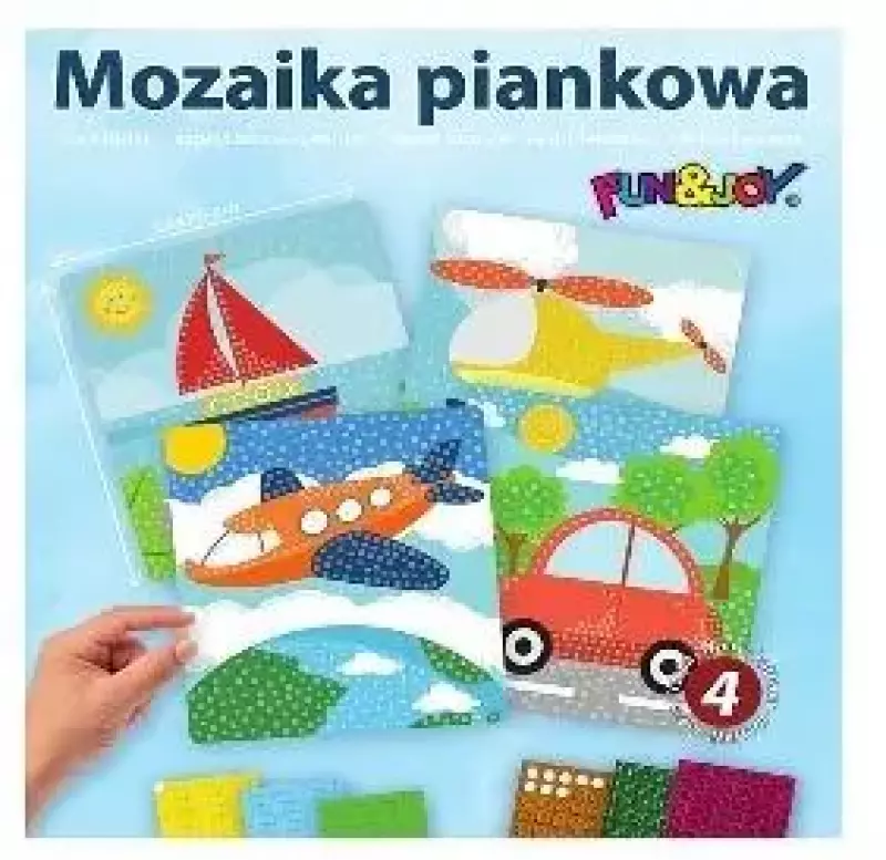 Mozaiki piankowe Boys 4 wzory