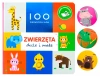 100 pierwszych słów: Zwierzęta duże i małe. Książka sensoryczna - zdjęcie
