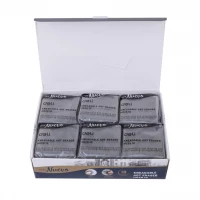 Artystyczna gumka DELI w kolorze szarym, zdjęcie 2