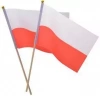Materiałowa flaga na patyczku (2szt) - zdjęcie