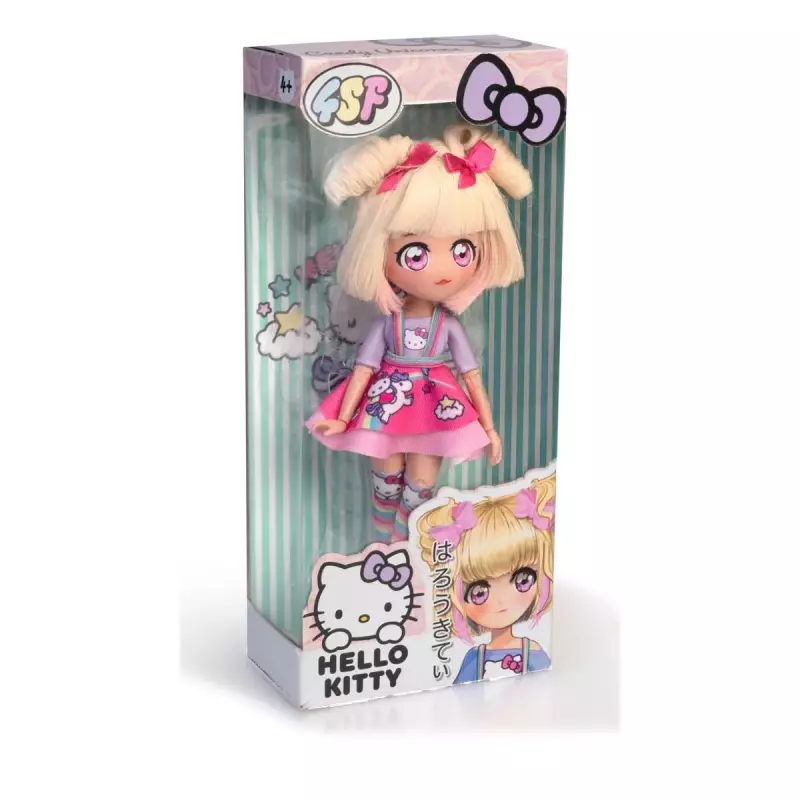 MANGA HELLO KITTY Blond, lalka, 19.5 cm