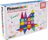 Klocki magnetyczne konstrukcyjne edukacyjne 33 el Picasso Tiles duże - zdjęcie