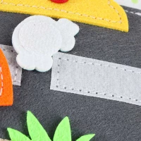 Książeczka sensoryczna filcowa 3D, żyrafa, zdjęcie 11