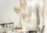 Balony foliowe serca MR i MRS, 45 cm, mix (1 op. / 2 szt.), zdjęcie 3