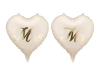 Balony foliowe serca MR i MRS, 45 cm, mix (1 op. / 2 szt.) - zdjęcie