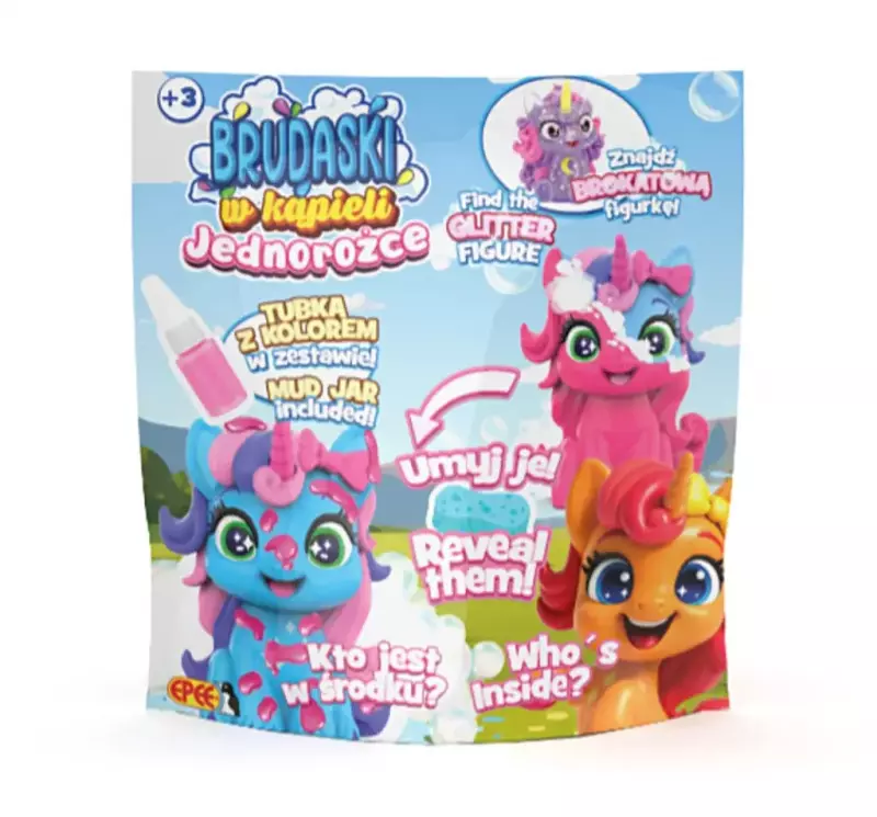 Brudaski w kąpieli, jednorożce