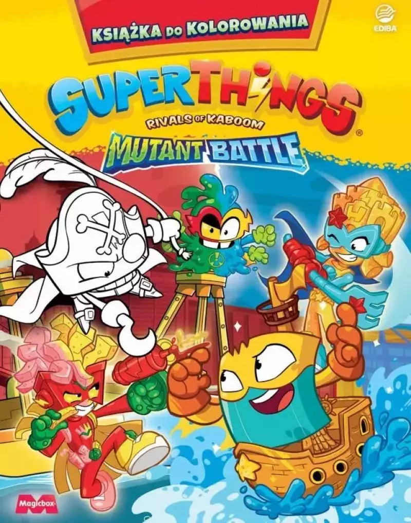 SuperThings Rivals of Kaboom. Mutant Battle. Książka do kolorowania