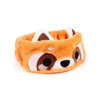 Pluszowa opaska do makijażu -Panda Czerwona Ru - Adoramals, zdjęcie 6