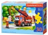 Puzzle 30 elementów. Firefighters to the Rescue - zdjęcie