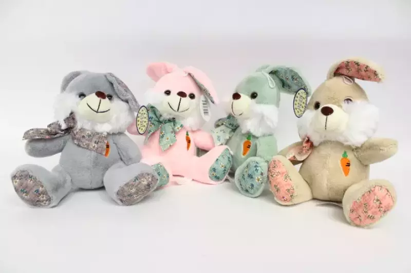 Maskotka Zając 20cm 4 kol 161062 SunDay