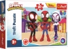 Puzzle 30 elementów. Przygody Spidey'a i przyjaciół - zdjęcie