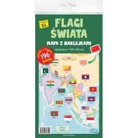 Flagi świata. Mapa z naklejkami, zdjęcie 6