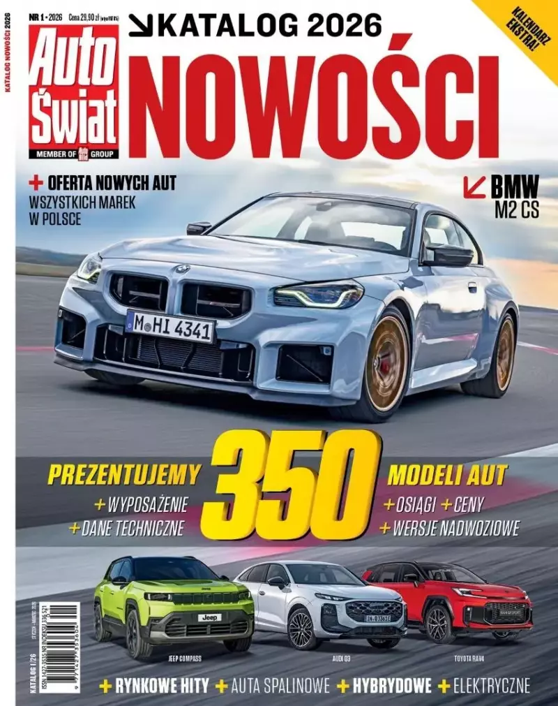 Auto Świat Katalog Nowości + kalendarz 1/2026 Auto Świat Katalog Nowości + kalendarz 1/2026