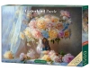 Puzzle 1500 Pastel Peonies CASTOR - zdjęcie