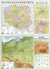 Mapa dwustronna A2 POLSKA - zdjęcie