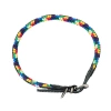 Obroża dla psa, z klamrą, sznurek, 8MM/40CM multikolor - zdjęcie