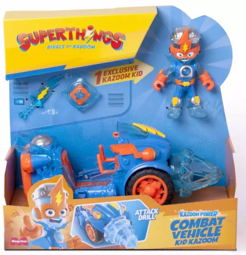 Superthings. Pojazdy bojowe Kazoom