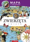 Mapy z naklejkami. Zwierzęta świata - zdjęcie