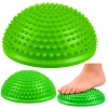 Półkula Sensoryczna Do Masażu Ćwiczeń Równowagi Zielona 16 cm - zdjęcie