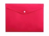 Koperta na zatrzask A4, różowa - zdjęcie