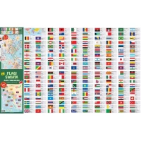 Flagi świata. Mapa z naklejkami, zdjęcie 5