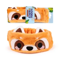 Pluszowa opaska do makijażu -Panda Czerwona Ru - Adoramals, zdjęcie 9