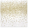 Serwetki złote confetti 33x33 cm (20 sztuk) - zdjęcie