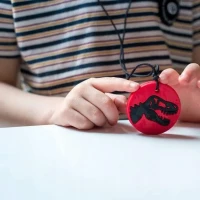 Gryzak terapeutyczny, dinozaur, fioletowy, Jellystone Designs, zdjęcie 8