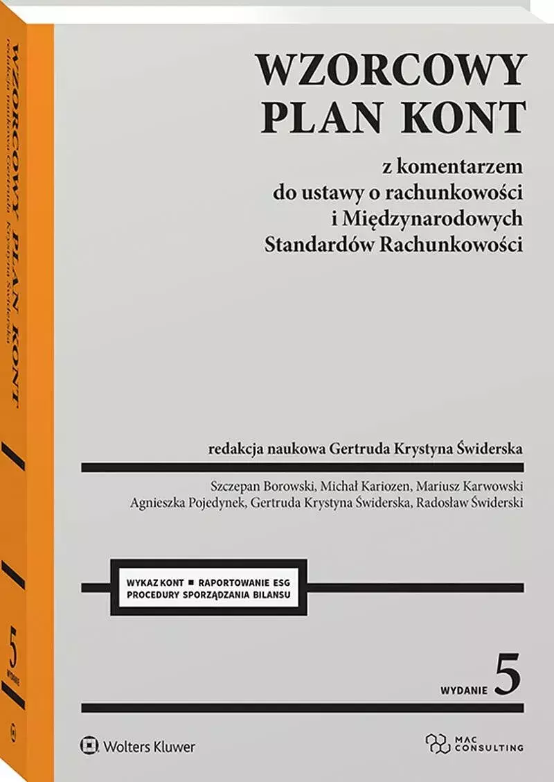 Wzorcowy Plan Kont z komentarzem do ustawy o rachunkowości i Międzynar 2025
