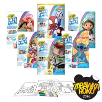 Crayola Kolorowanka dla dzieci i 4 niebrudzące magiczne flamastry Color Wonder Mess Free Kraina Lodu 3+, zdjęcie 5