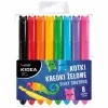 Kredki Gel 8 kolorów Kotki Derform Kidea Etui - zdjęcie
