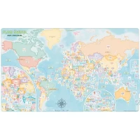 Flagi świata. Mapa z naklejkami, zdjęcie 3