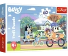 Puzzle 60 elementów. Wesoła Bluey - zdjęcie