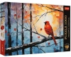 Puzzle 1000 elementów. Premium Plus Quality. Spokojny kardynał - zdjęcie