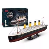 Puzzle 3D 266 elementów. Titanic (wersja LED) - zdjęcie