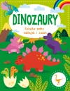 Dinozaury. Książka pełna naklejek i zadań - zdjęcie