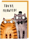 Karnet 298 Ślub Koty You're MEOWIED! - zdjęcie