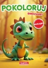 Kolorowanka Pokoloruj dinozaury z naklejkami - zdjęcie