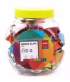 Klipy biurowe Deli 24 sztuki 15mm 19mm 25mm - zdjęcie