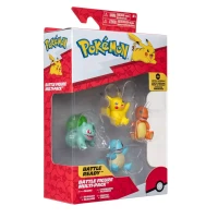 POKEMON Figurki Bitewne Multipak Pikachu, Bulbasaur, Charmander, Squirtle, figurki, zdjęcie 3